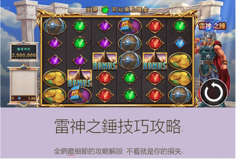 雷神破解遊戲的試玩模式：如何獲得無限資源